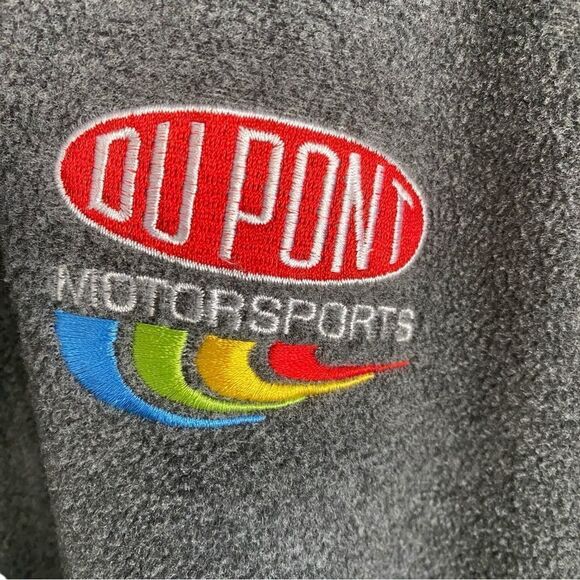 Men's Chase Authentics NASCAR Jeff Gordon #24 Gray 1/4 zip Fleece Sweater Size L - Picture 6 of 10